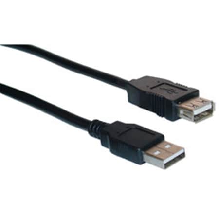 CableWholesale 10U2-02110EBK USB 2.0 Extension Cable  Black  Type A Male To Type A Female  10 Foot